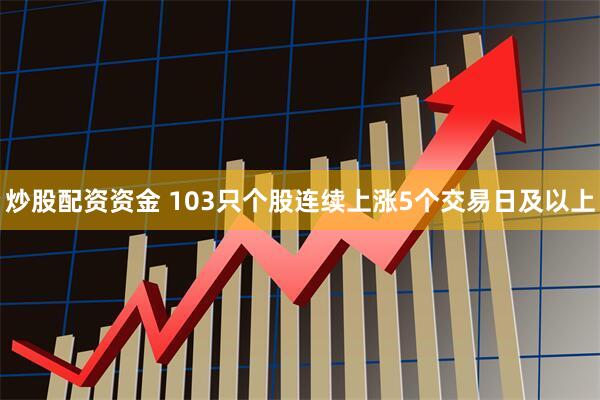 炒股配资资金 103只个股连续上涨5个交易日及以上