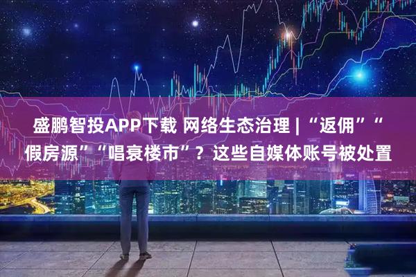 盛鹏智投APP下载 网络生态治理 | “返佣”“假房源”“唱衰楼市”？这些自媒体账号被处置